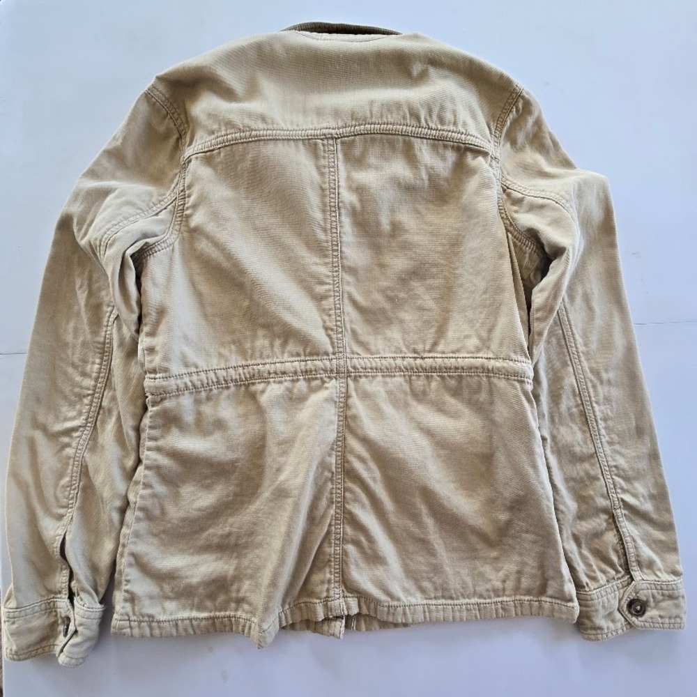 Mossimo Utility Field Jacket Womens Large Khaki Tan Safari‎ Gorpcore Military - Picture 10 of 14